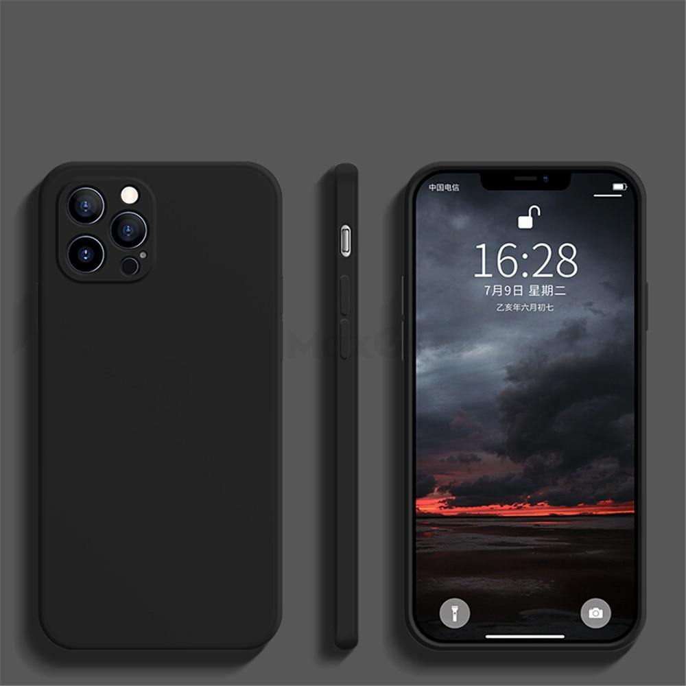 Capinha de veludo ORIGINAL para iPhone: LuxuryCase cor preta
