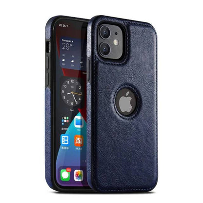 capa de couro azul para iphone