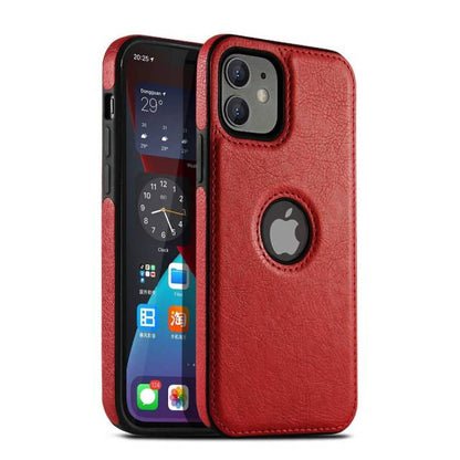 capa de couro vermelho para iphone