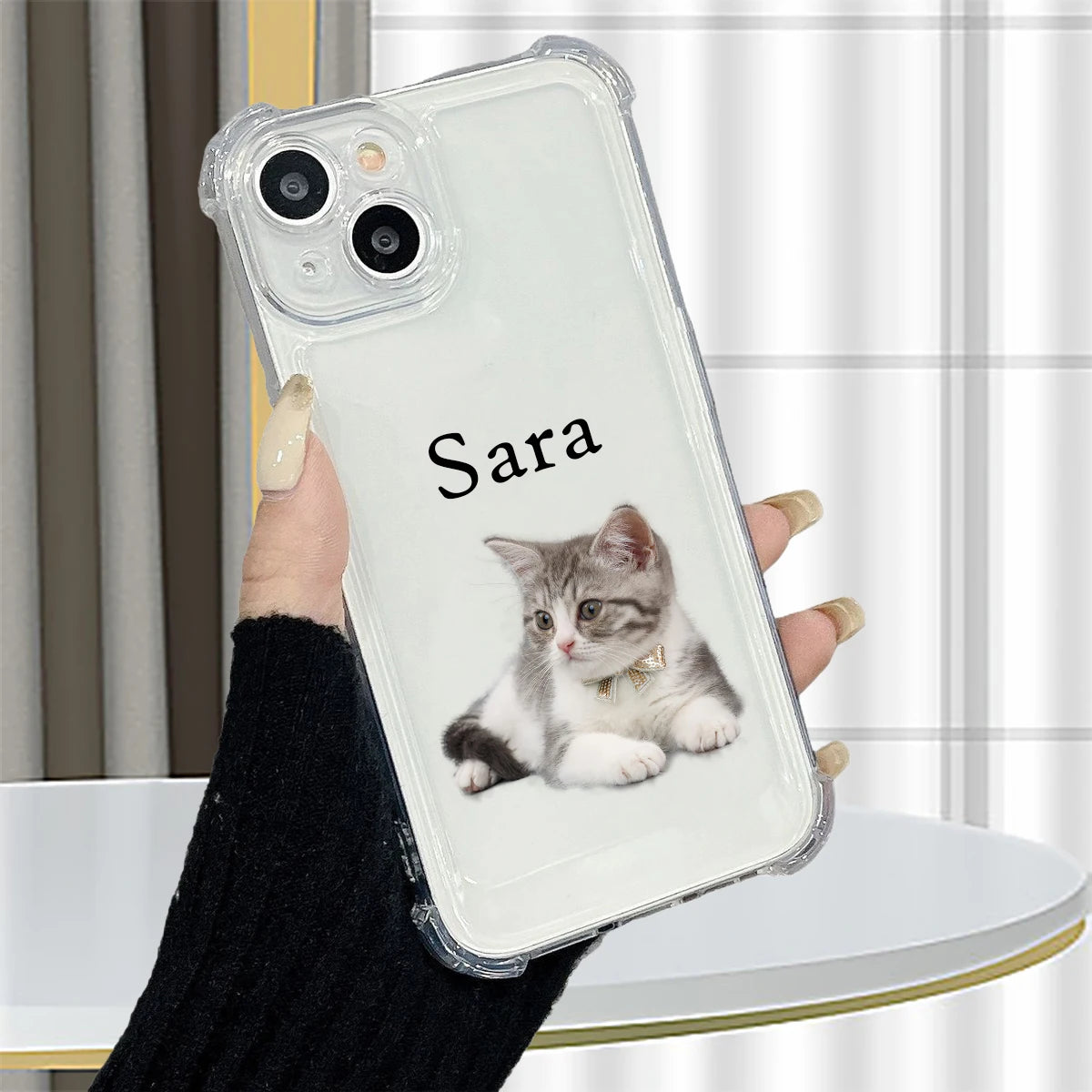 Capa Iphone Personalizada com Foto e nome Pet - Love Bichinho