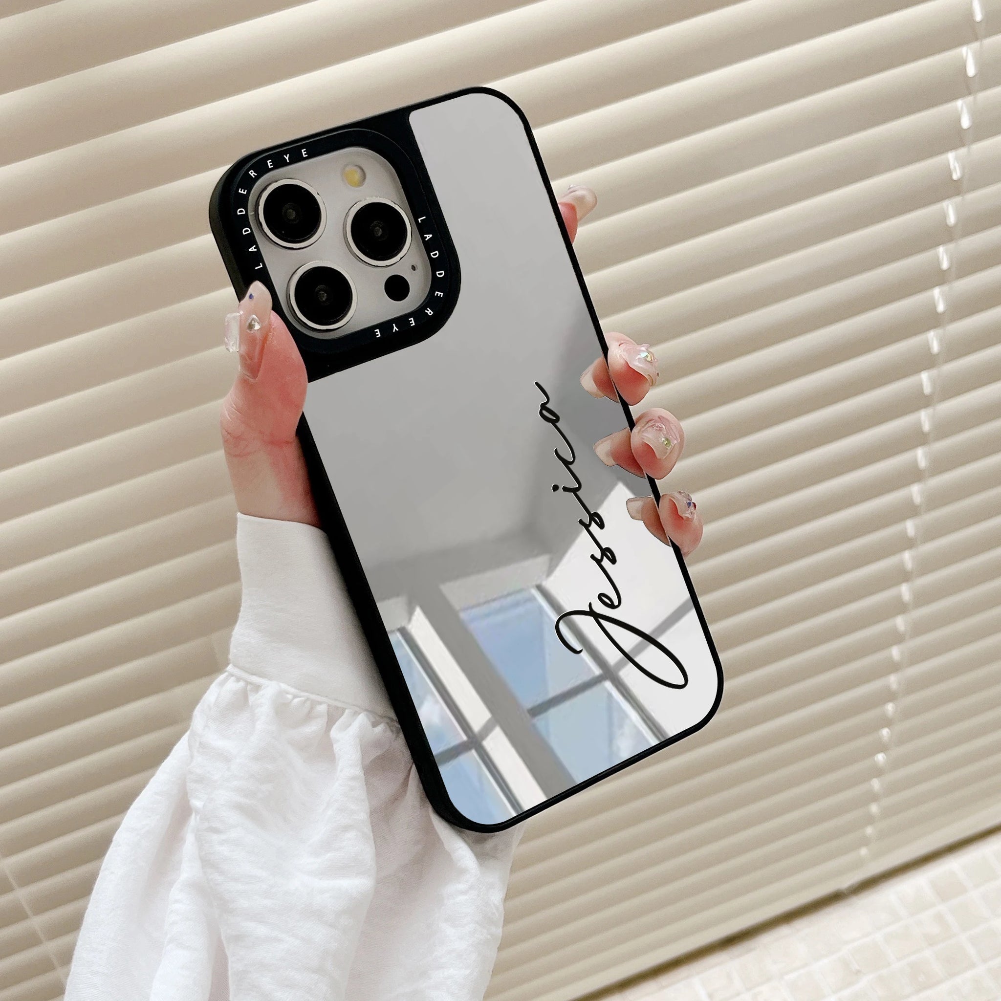 Capa Espelhada Personalizada com Nome - Ideal para Maquiagem