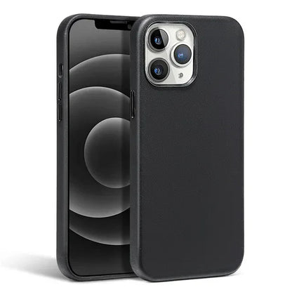 Capinha de Couro Premium para Iphone com Magsafe