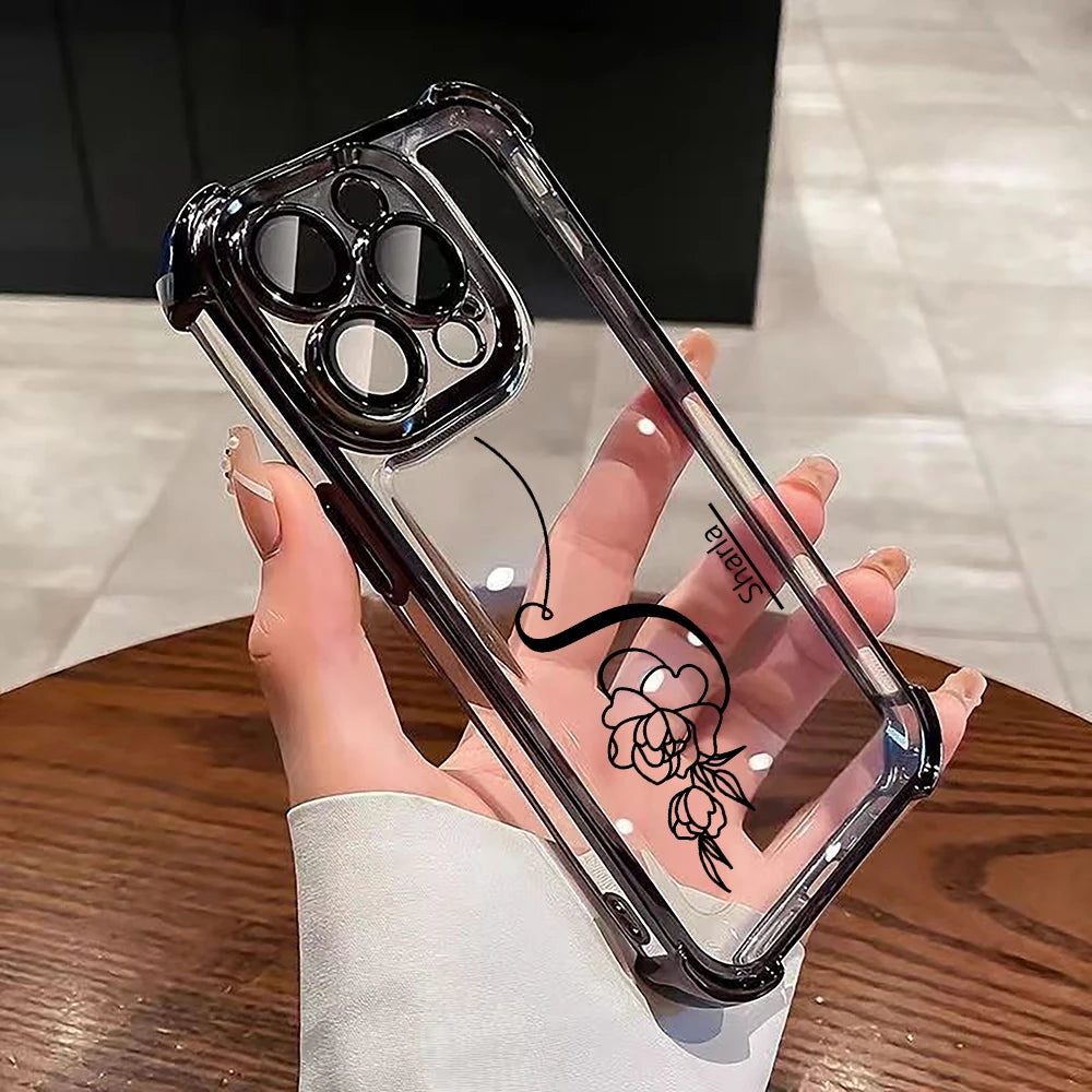 Capa de Iphone Personalizada - Rosa Amada