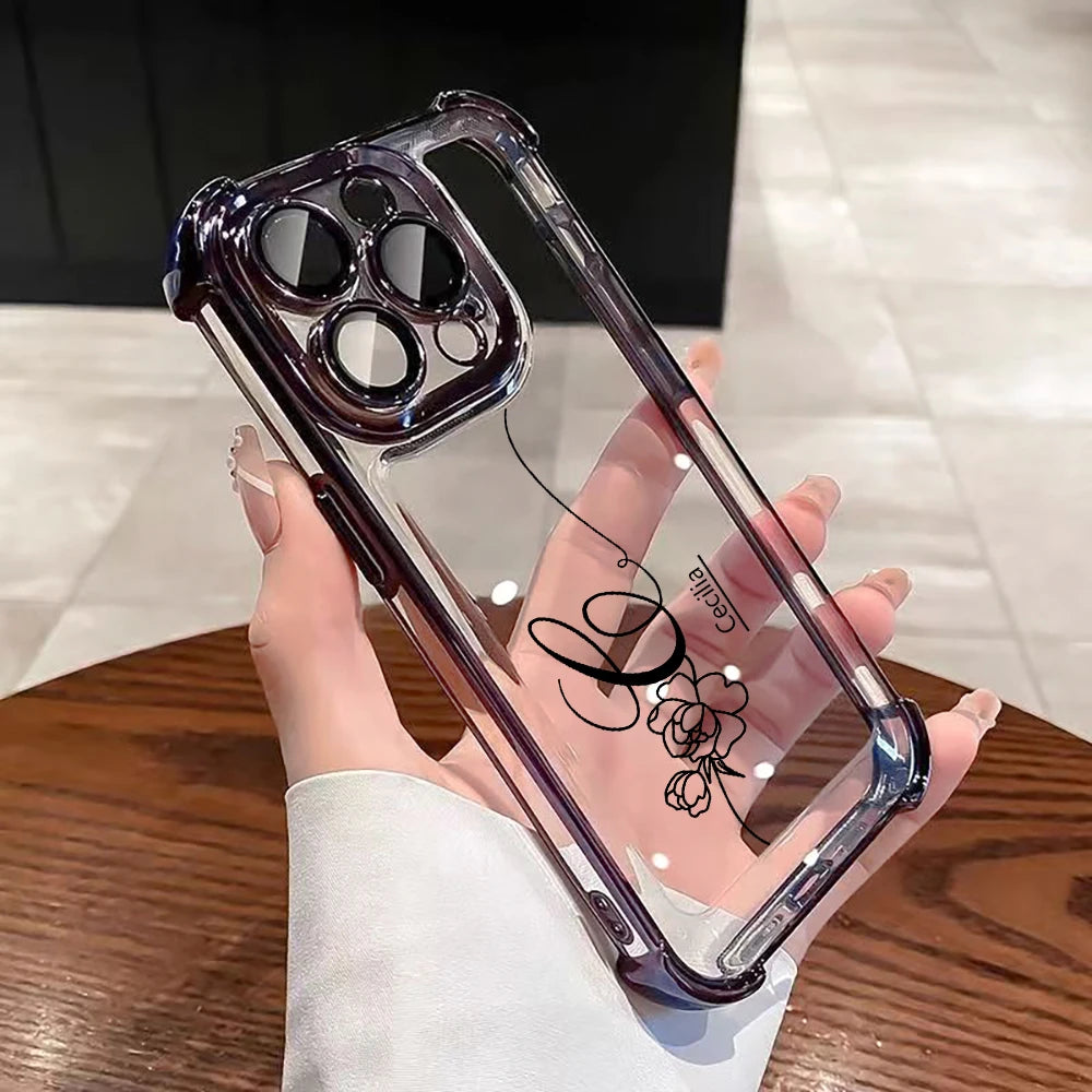 Capa de Iphone Personalizada - Rosa Amada