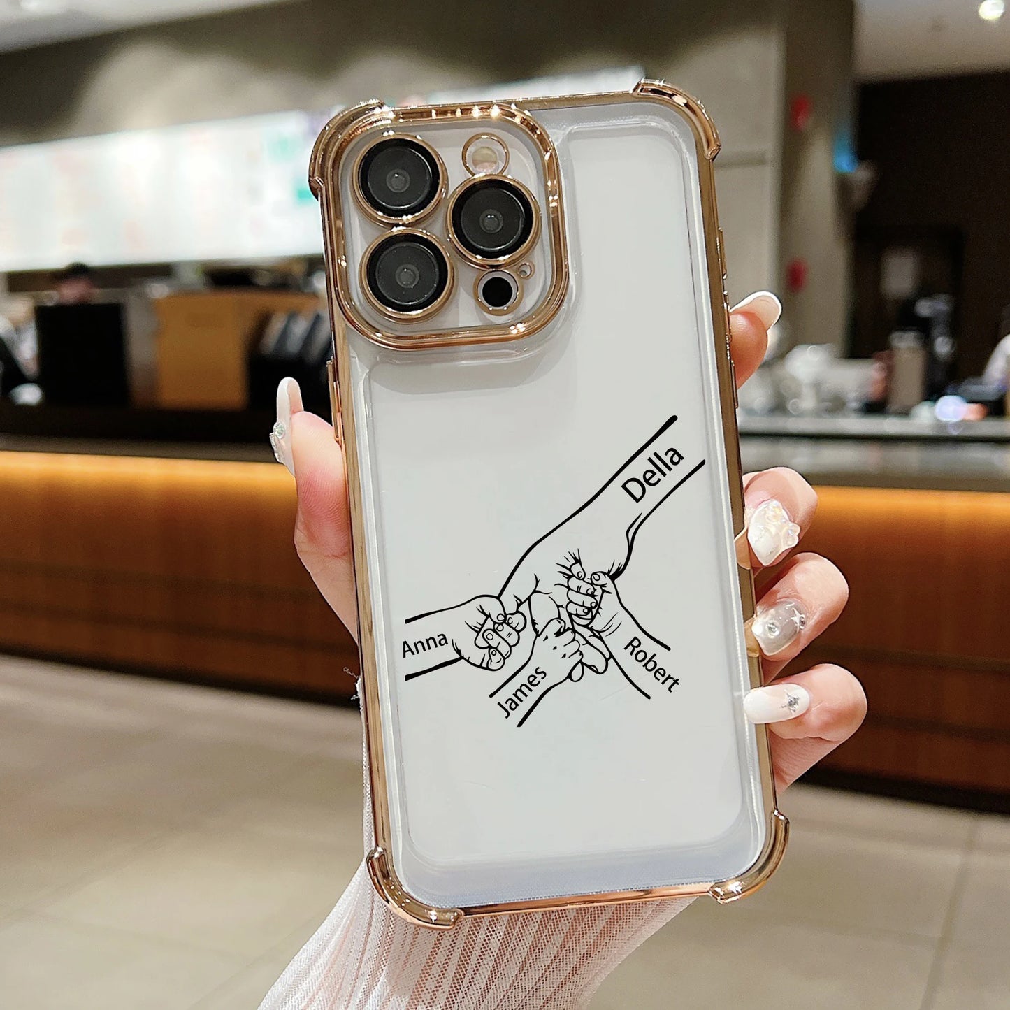Capa Personalizada para Iphone Família - Anti Impacto