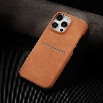 Capa Carteira de Couro Premium com Porta-Cartão para iPhone — Proteção Antichoque e Design Elegante