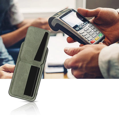 Capa Carteira de Couro Premium 2 em 1 com Porta-Cartões para iPhone — Design Ultrafino e Proteção Elegante
