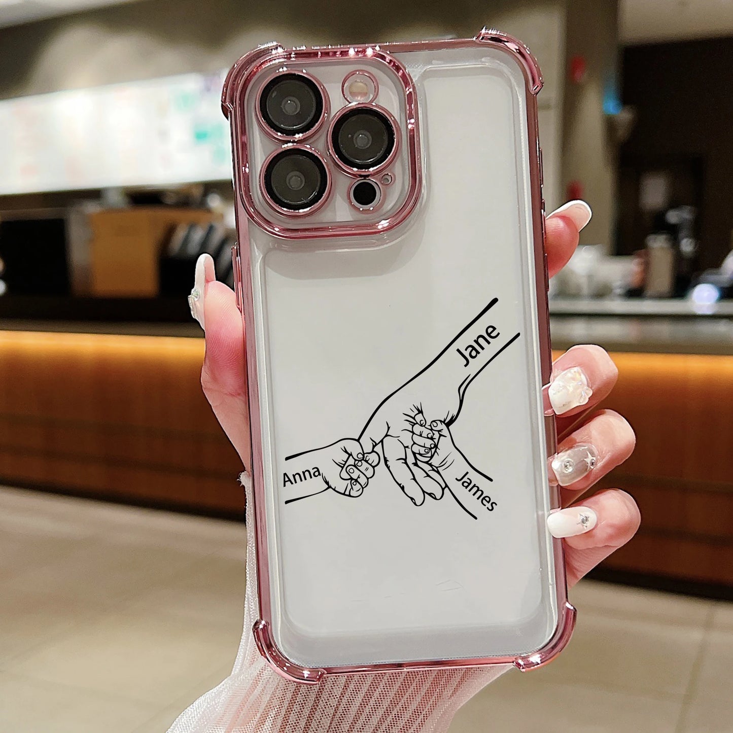 Capa Personalizada para Iphone Família - Anti Impacto
