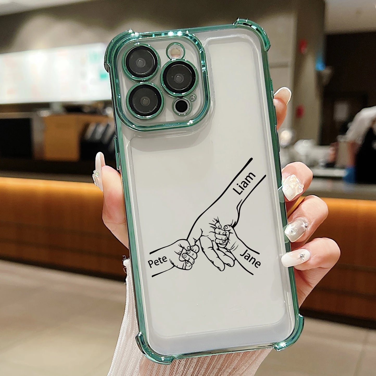 Capa Personalizada para Iphone Família - Anti Impacto