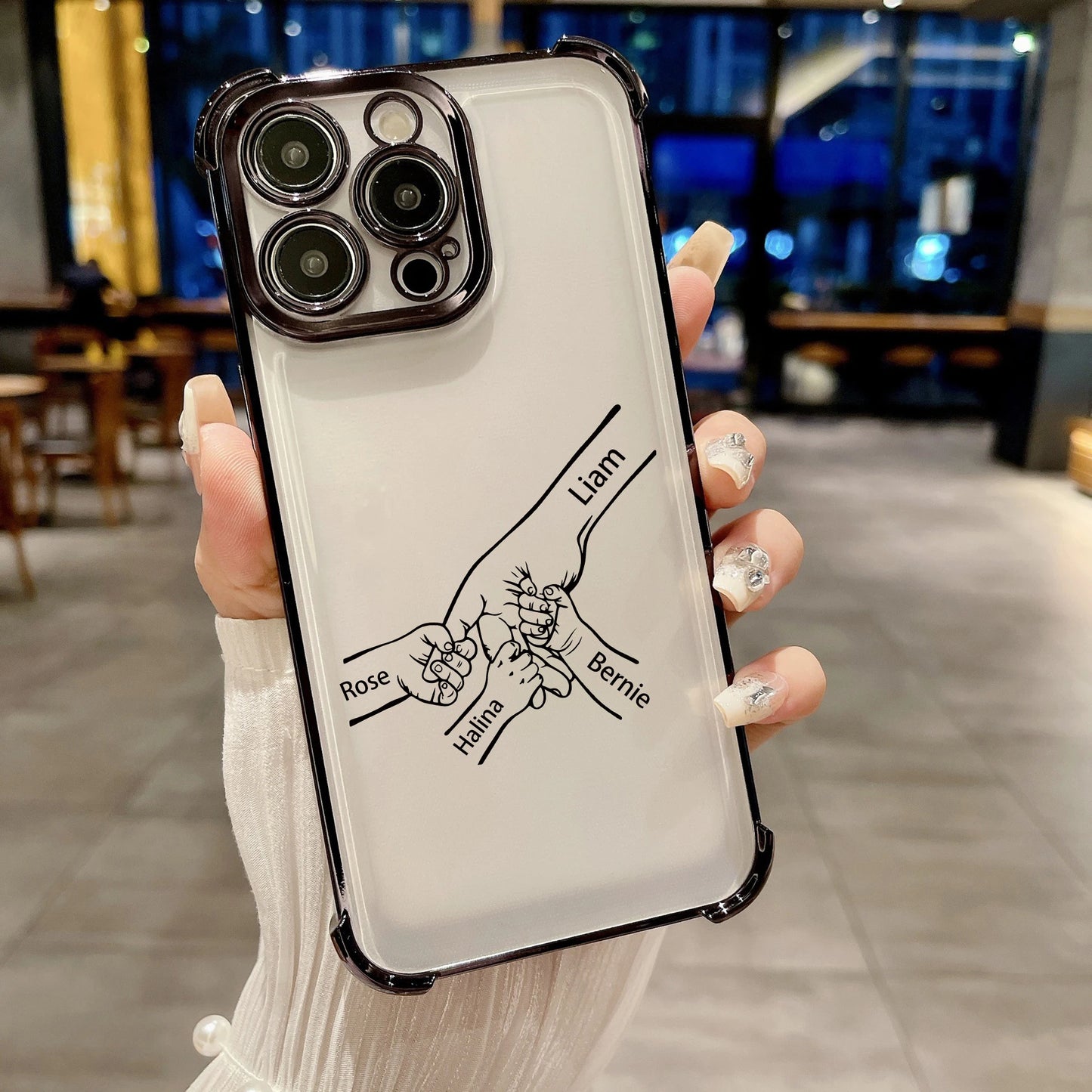 Capa Personalizada para Iphone Família - Anti Impacto