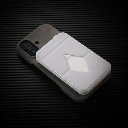 Capa de Couro Premium com MagSafe para iPhone — Toque Macio, Proteção Antichoque e Carregamento Magnético