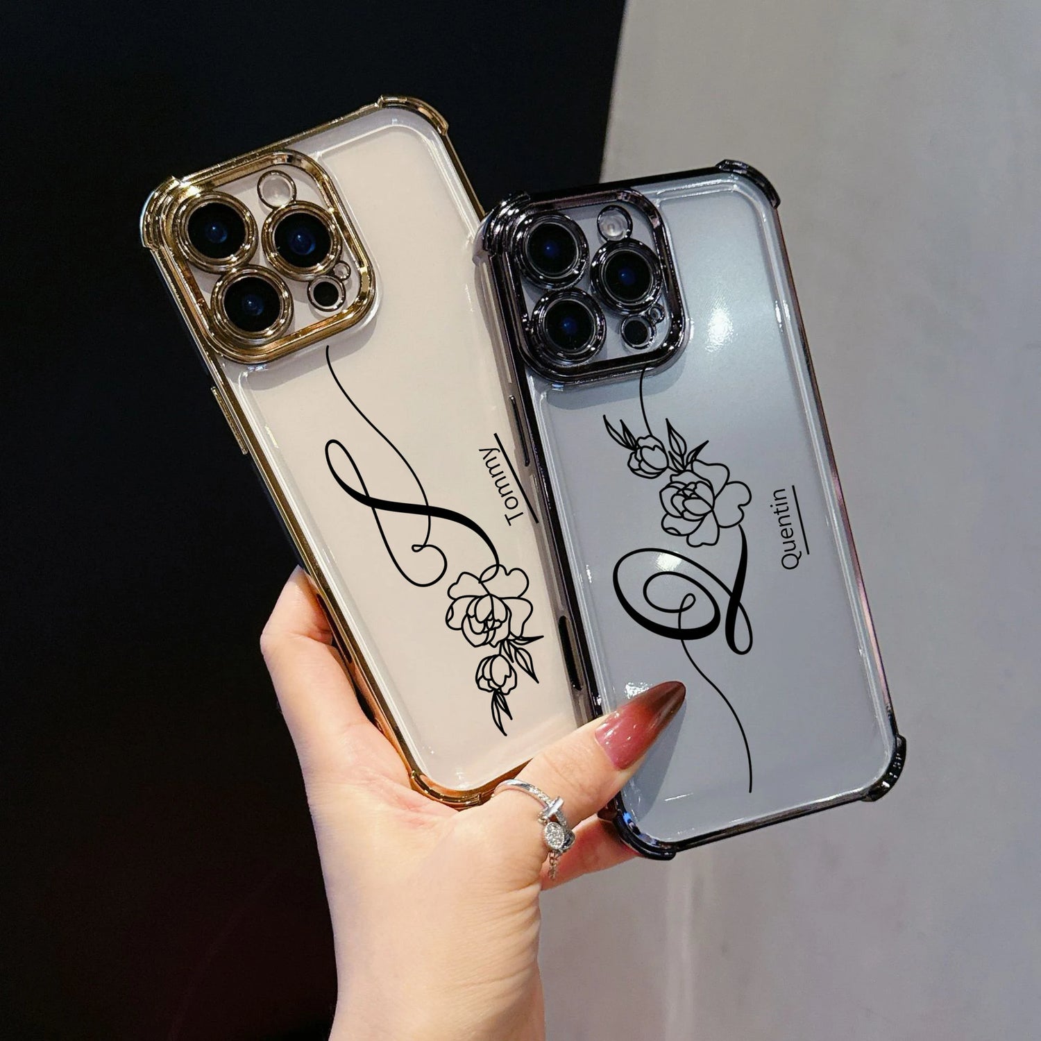 Capa de Iphone Personalizada - Rosa Amada