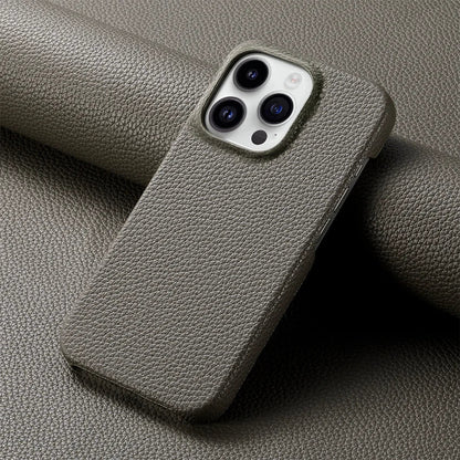 Capinha de Couro Texturizada para Iphone Executivo - Alto Relevo