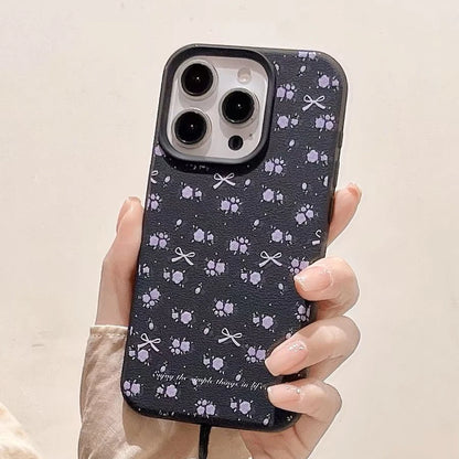 Capa de Silicone com Acabamento em Couro para iPhone — Proteção Antichoque e Design Minimalista