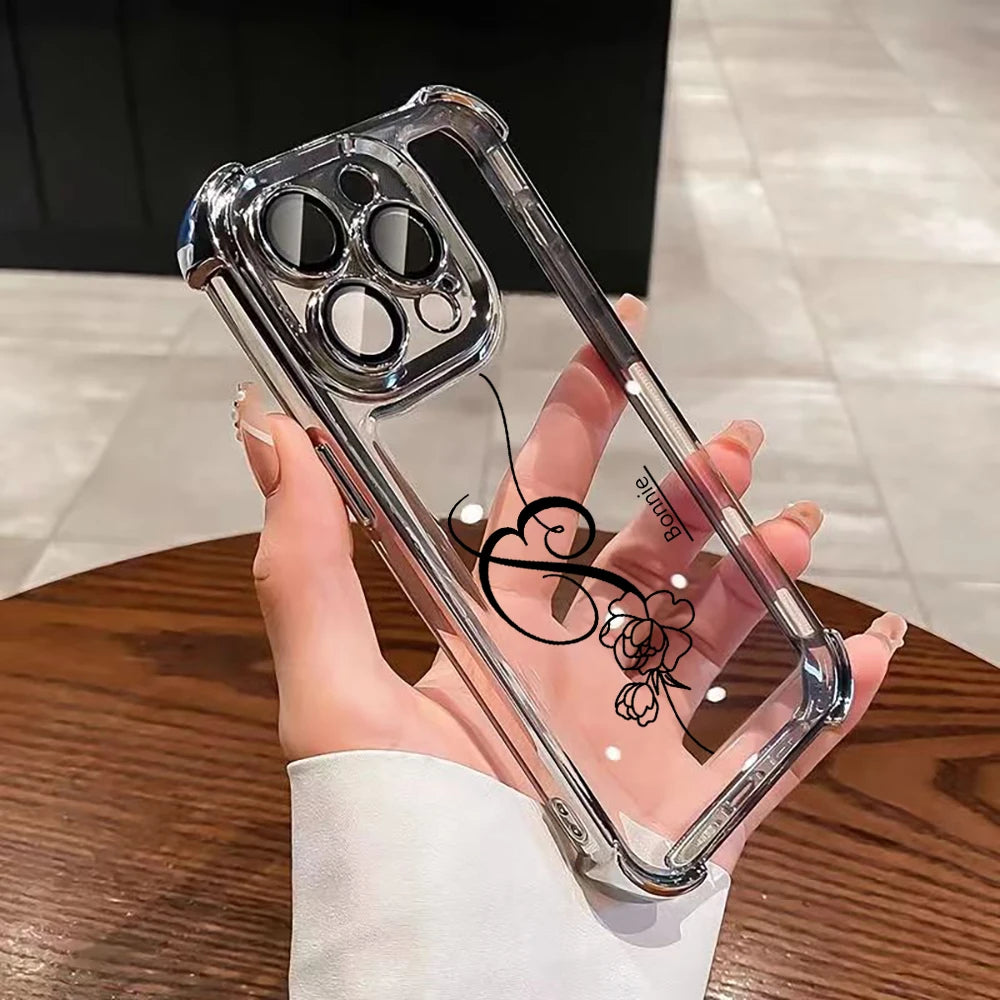 Capa de Iphone Personalizada - Rosa Amada