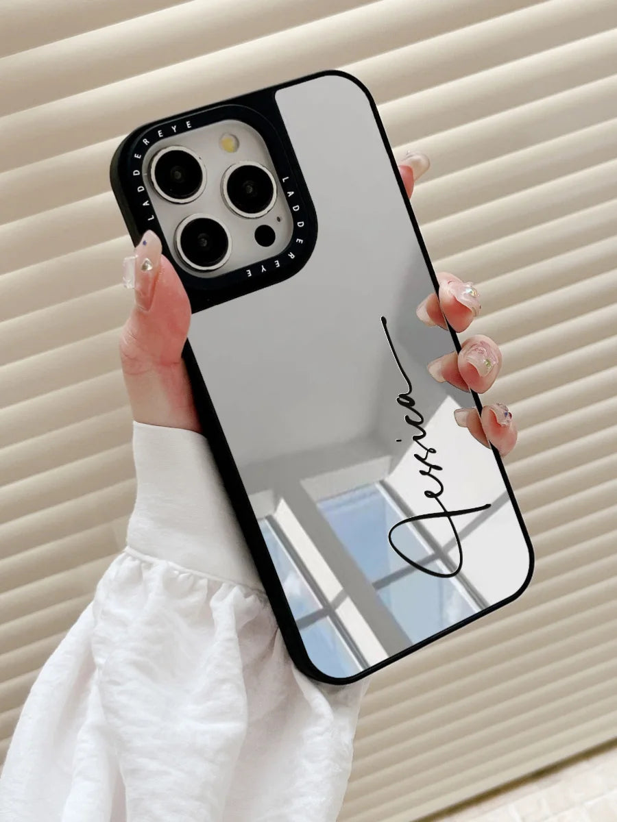Capa Espelhada Personalizada com Nome - Ideal para Maquiagem