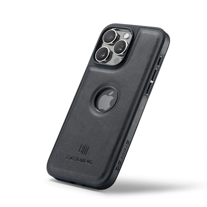Capa Magnética de Couro para iPhone com Carregamento Sem Fio – Elegância