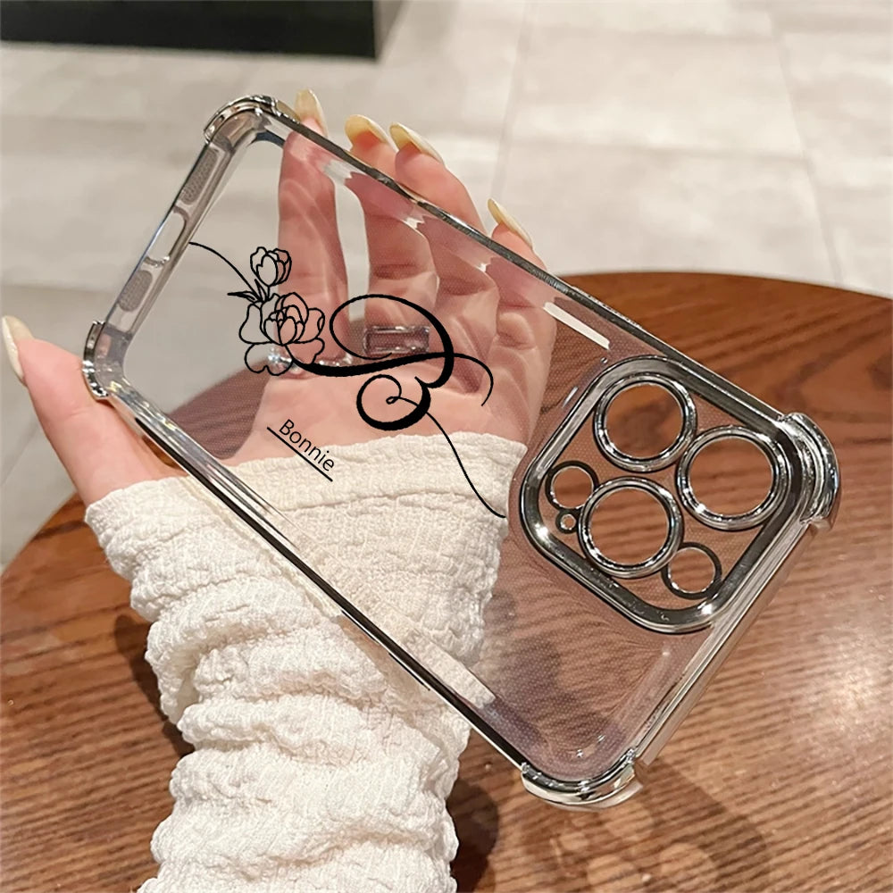 Capa de Iphone Personalizada - Rosa Amada