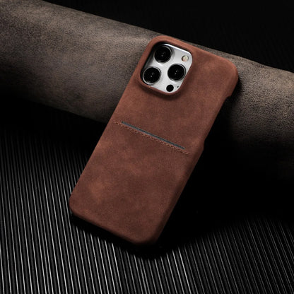 Capa Carteira de Couro Premium com Porta-Cartão para iPhone — Proteção Antichoque e Design Elegante