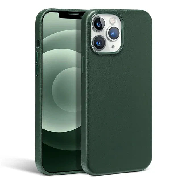Capinha de Couro Premium para Iphone com Magsafe