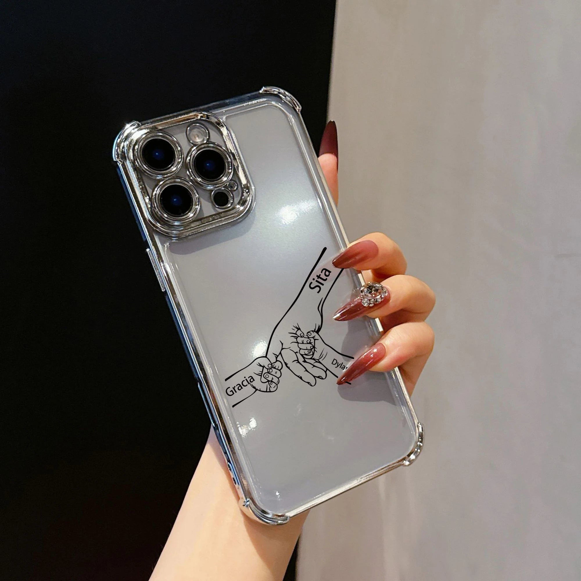 Capa Personalizada para Iphone Família - Anti Impacto